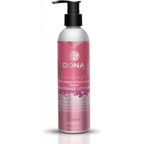 Увлажняющий массажный лосьон DONA Flirty Blushing Berry - 235 мл.